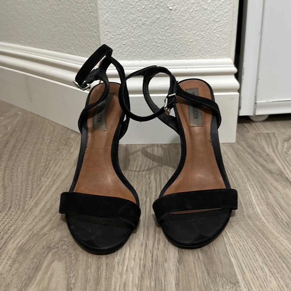 Steve Madden Landen 6, black suede